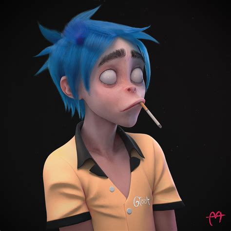 2d gorillaz|pictures of 2d from gorillaz.